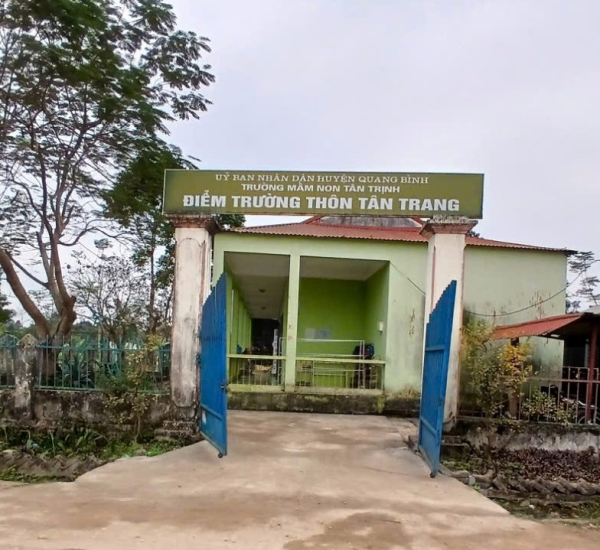 YTA03 XÂY DỰNG PHÒNG HỌC TẠI ĐIỂM TRƯỜNG TÂN TRANG – TRƯỜNG MẦM NON TÂN TRỊNH, HUYỆN QUANG BÌNH, TỈNH HÀ GIANG