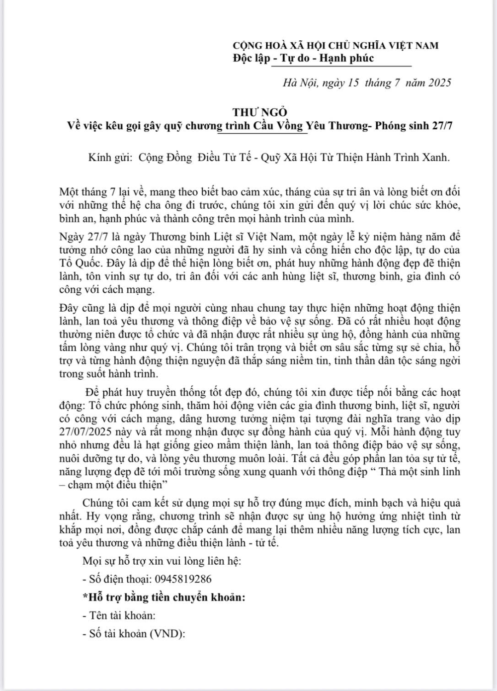 YNA48 CẦU VỒNG YÊU THƯƠNG – THÁNG 7/2025